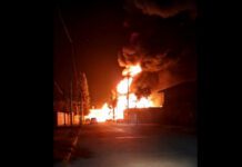 Confirma SEGOB: Incendio en Villagrán fue en bodega de huachicol