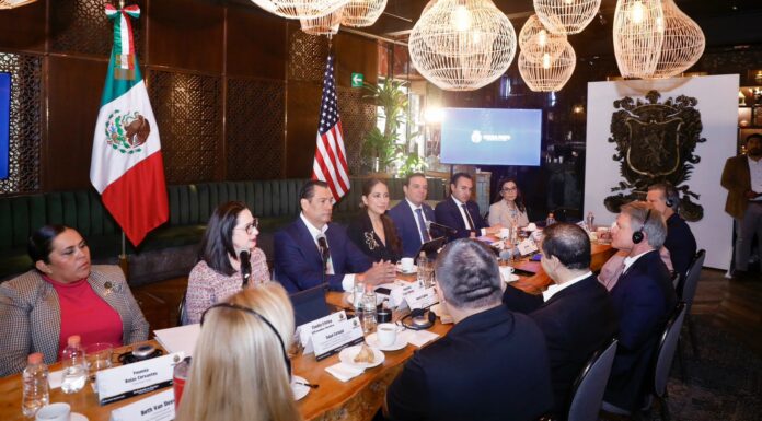 Ante comisión bilateral, Libia Dennise impulsa más inversiones a Guanajuato