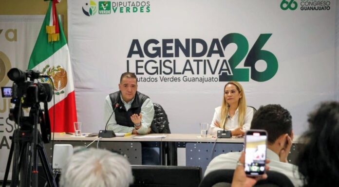 Presentan diputados del PVEM en Guanajuato agenda legislativa