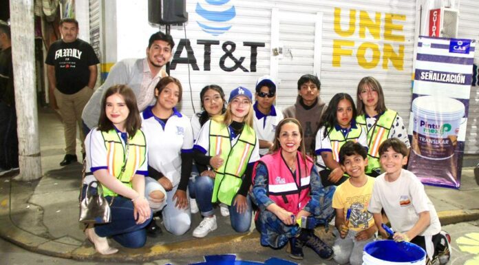 Silao tiene su mural realizado con urbanismo táctico
