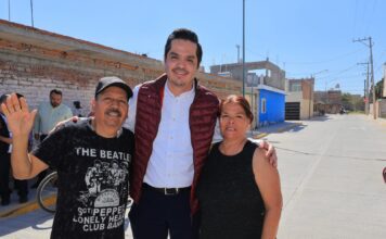 Entrega César Prieto calles que benefician a ciudadanía en Salamanca