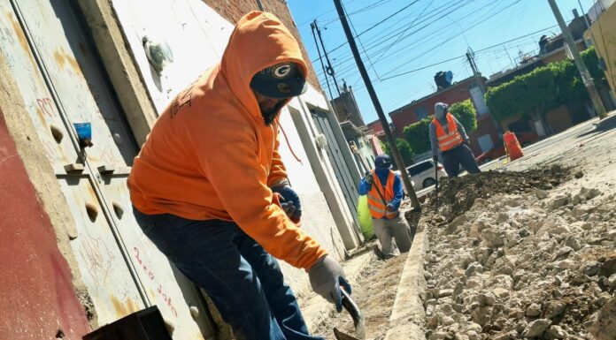 Comienzan los trabajos en la calle Jesús Carranza de Silao