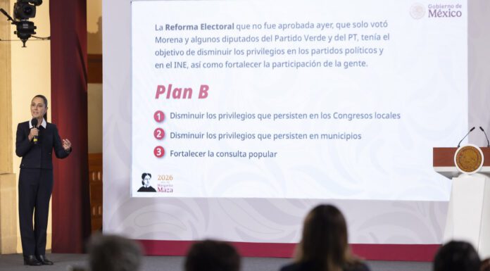 Plan B de Sheinbaum plantea recortes a Congresos locales