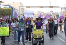 ¡JUSTICIA! Exigencia a una sola voz en marcha por #8M en León