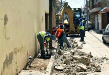 Inicia SAPAS rehabilitación de líneas en callejón del Oso y Esperanza