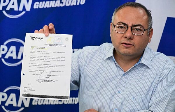 Pide PAN Celaya a contraloría investigar posibles actos de corrupción en Celaya