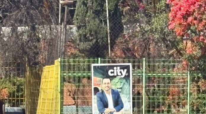 Critica PRI difusión en afiches de Allan León por la ciudad