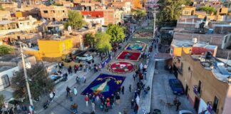 San Miguel de Allende vive con éxito traída del Señor de la Columna