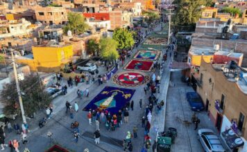 San Miguel de Allende vive con éxito traída del Señor de la Columna