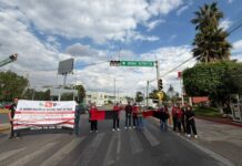 Protestan trabajadores del Monte de Piedad en León