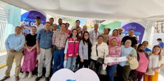 Entrega Melanie Murillo obras que transforman en Los Rodríguez
