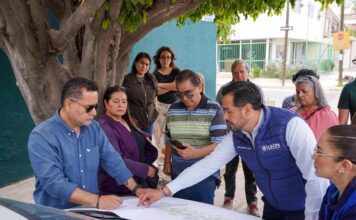 Vecinos y autoridades rescatan el parque El Triangulito en León
