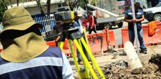 Realiza SAPAS trabajos complementarios en el Blvd Bailleres en Silao
