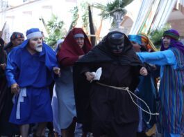 Representan juicio contra Jesús en la tradicional Judea de Purísima del Rincón