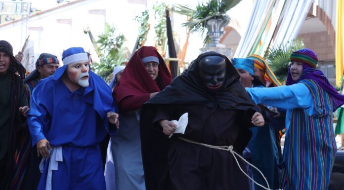 Representan juicio contra Jesús en la tradicional Judea de Purísima del Rincón