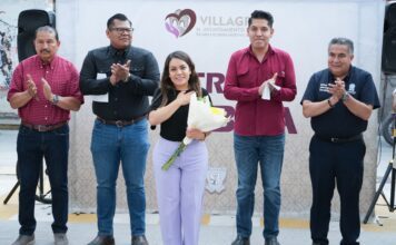 Rehabilitan calle Morelos en Villagrán