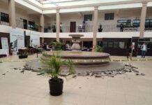 Daña humbre histórica fuente en Celaya; “fue la derecha” atajó alcalde