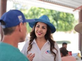 Melanie Murillo entrega obras con sentido social en Chichimequillas