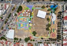 Libia Dennise y Ale Gutiérrez entregan parque en Santa Julia