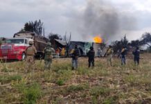 Aseguran predio con capacidad de almacenar 150 mil litros de huachicol