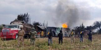 Aseguran predio con capacidad de almacenar 150 mil litros de huachicol