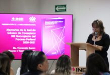 Presenta INE Guanajuato memorias de consejeras electorales