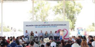 Se reúne Melanie Murillo con delegados en Silao