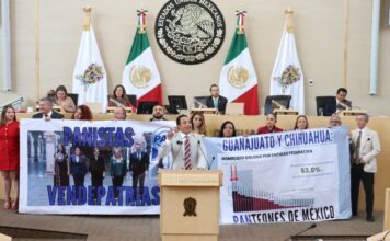 Diputados de Morena en Guanajuato exigen juicio político contra Maru Campos