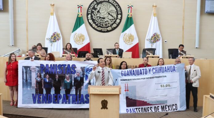 Diputados de Morena en Guanajuato exigen juicio político contra Maru Campos