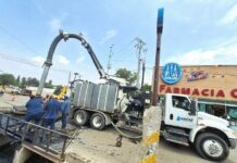 SAPAS realiza acciones preventivas en drenaje de Ramal de Guanajuato