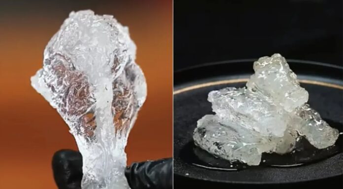 ¿Comida o joyas? El pollo frito de “cristal”que confunde a Internet