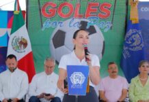 Samantha Smith pone en marcha iniciativa “Goles por la Paz” en la capital