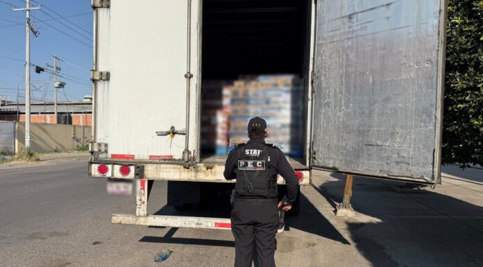 Recupera policía estatal de caminos transporte robado con valor de 2MDP
