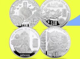 Emite Banco de México monedas conmemorativas al Mundial