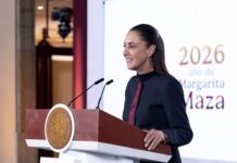 Desliza Sheinbaum que detrás de protestas previas al Mundial está Salinas Pliego