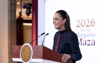 Desliza Sheinbaum que detrás de protestas previas al Mundial está Salinas Pliego