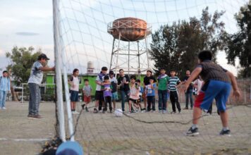 El día en que la luz y el juego cambiaron el rostro de Nuevo Refugio