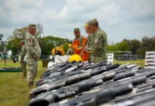 Destruyen 83 mil piezas de armas, cartuchos y explosivos en Villagrán