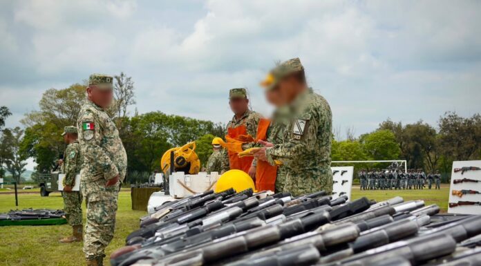 Destruyen 83 mil piezas de armas, cartuchos y explosivos en Villagrán