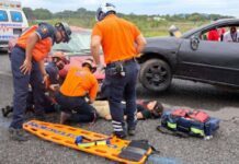 Activa Secretaría de Salud código naranja en Acámbaro por mega simulacro