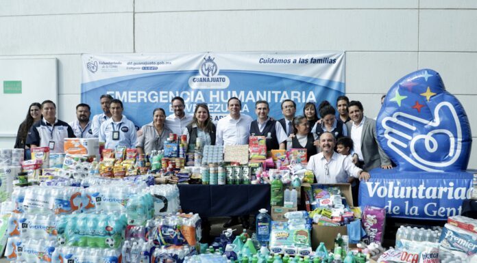 Guanajuato envía más de 77 mil artículos de ayuda a Venezuela