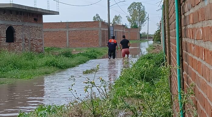 Atienden en Salamanca contingencias por lluvias en zona rural