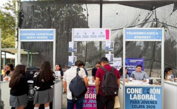 Guanajuato conecta a 770 jovenes de Celaya con oportunidades laborales