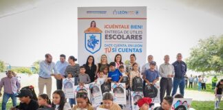 Fortalece Ale Gutiérrez regreso a clases en zona rural de León