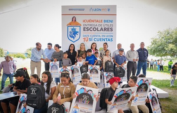 Fortalece Ale Gutiérrez regreso a clases en zona rural de León