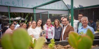 Inaugura Ale Gutiérrez nueva academia sustentable en zona rural