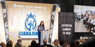 Lanza Libia Dennise marca internacional “Hecho en Guanajuato”
