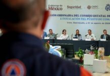 Encabeza Libia Dennise sesión de Consejo Estatal de PC e instalación de mando