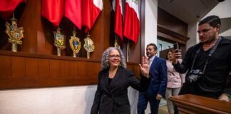Graciela Domínguez asume gobierno interino de Sinaloa; es cercana a Rocha Moya