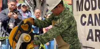 Arma se acciona mientras era destruída por personal militar (VIDEO)